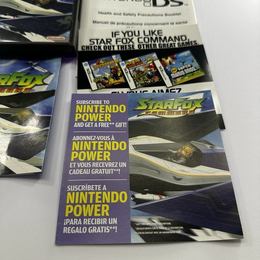 Star Fox Command (Nintendo DS) Case, Manual, And Inserts Only - Mint/Clean!